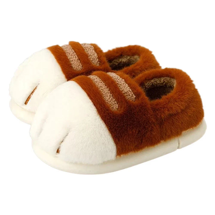 BowLift | Miuvela | Cat Paw Slippers Women | Fluffy & Warm | Non-slip & Comfortable | Funny Cat Slippers for Home & Garden