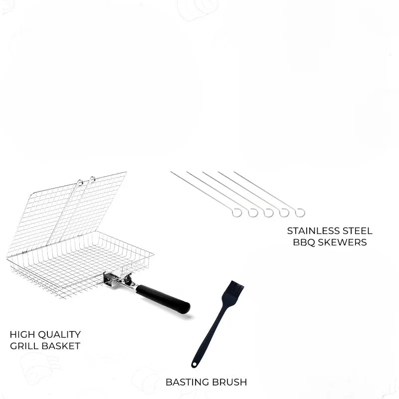 BowLift | GrillMaster Grill Rack | Portable & Rustproof | For Perfect BBQ Experiences