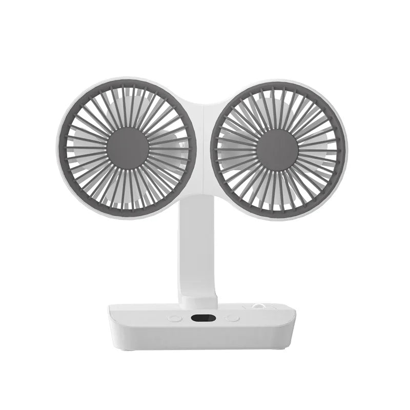 Lightweight Double Blades Rechargeable Travel Camp Cooler Fan | Bowlift
