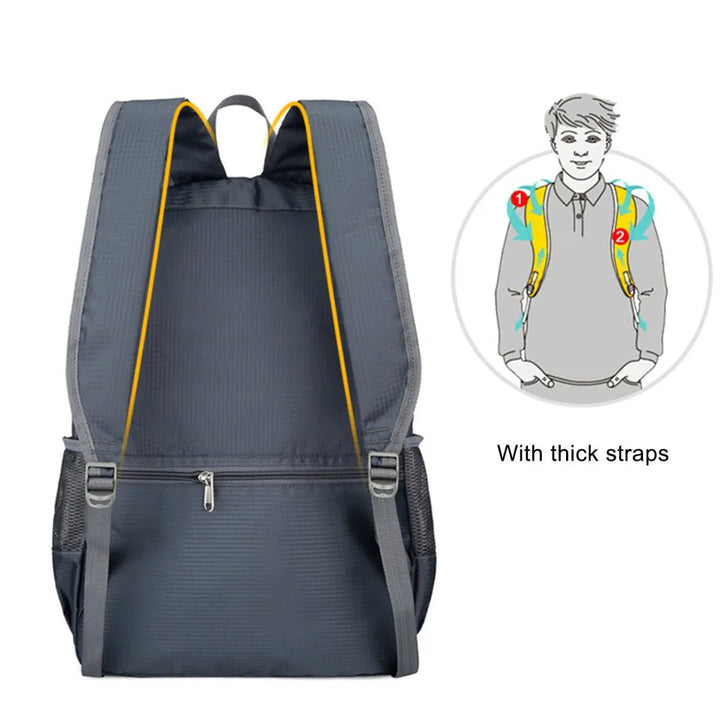 BowLift | Trekparo Collapsible Backpack | 30L Ultralight & Waterproof | For Hiking, Camping & Travel | Unisex Daypack