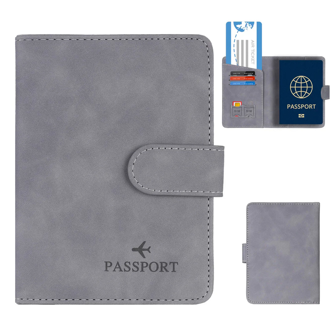 BowLift | Passport holder Travello | RFID protection | Real leather look | For women & men