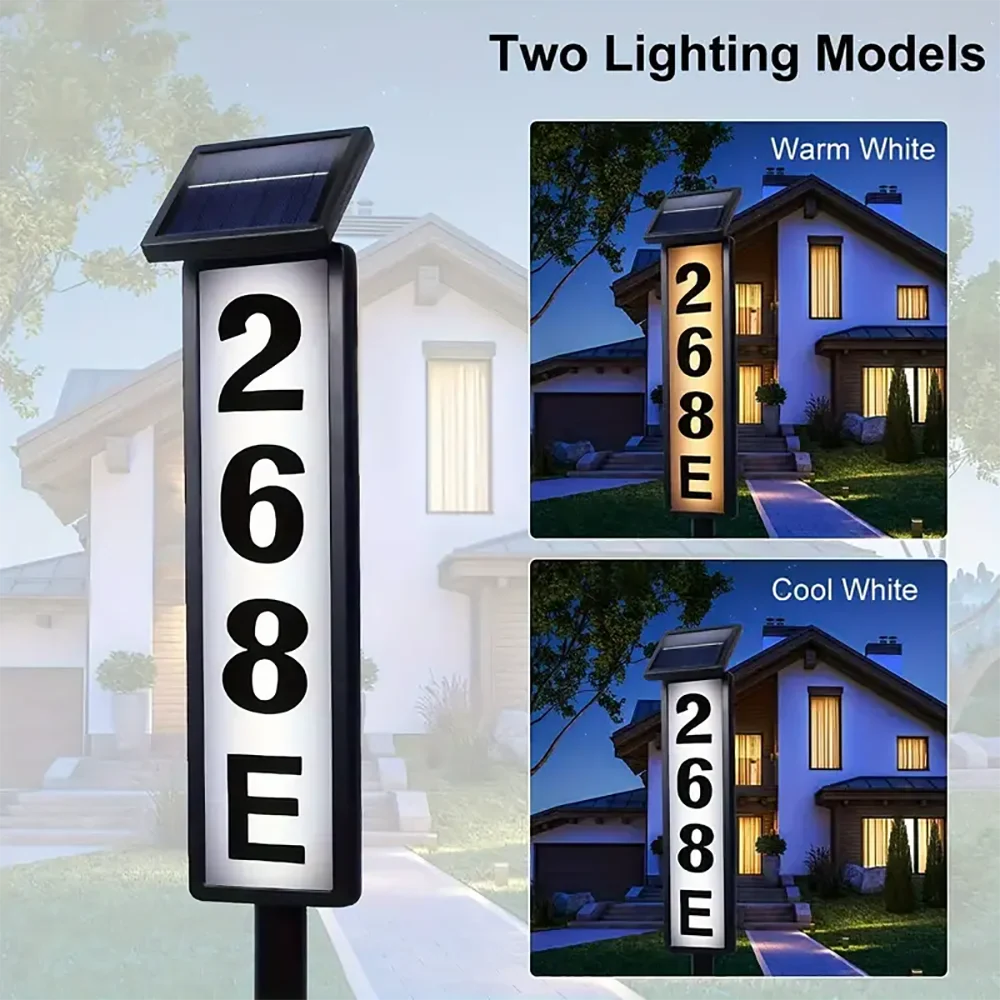 BowLift | Solar Address Sign Light
