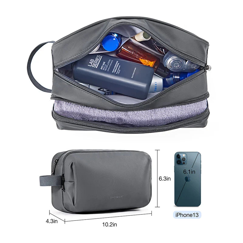 BowLift | Kosmetixo Waterproof Cosmetic Bag for Women & Men | Lightweight Toiletry Bag in S/M/L | Travel Accessories for Toiletries & Make-up | Unisex Travel Organizer
