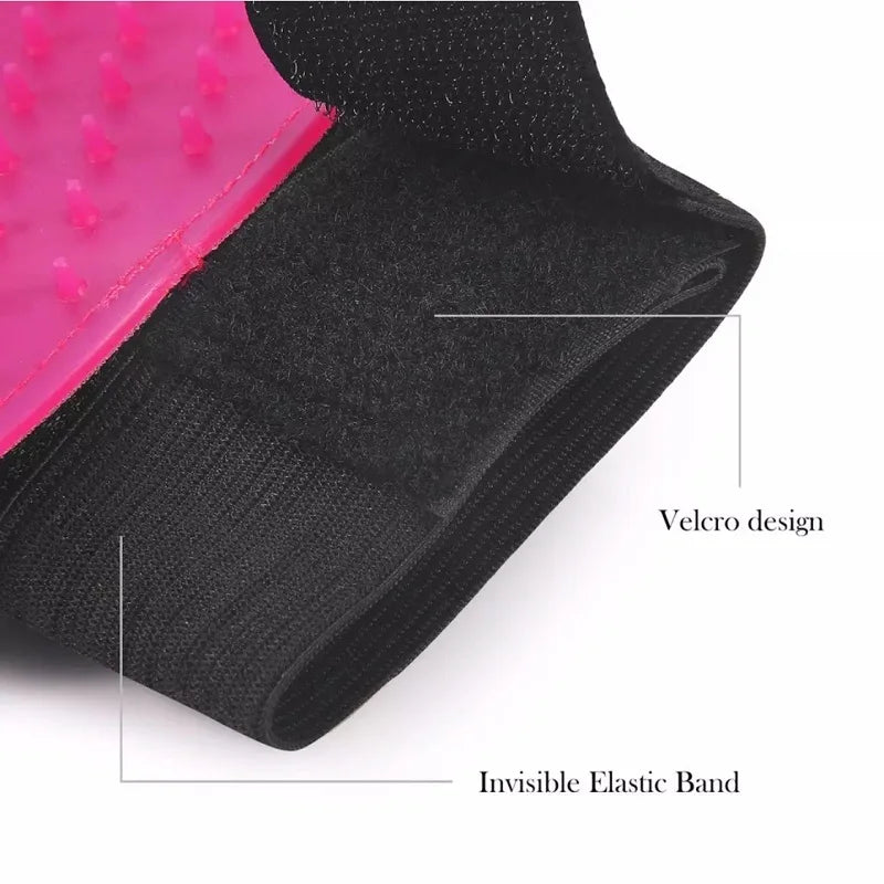 BowLift | FellGlanz | Cat & Dog Grooming Glove | Self-Cleaning Brush | 180 Silicone Nubs | Soft Coat Care & Hair Removal