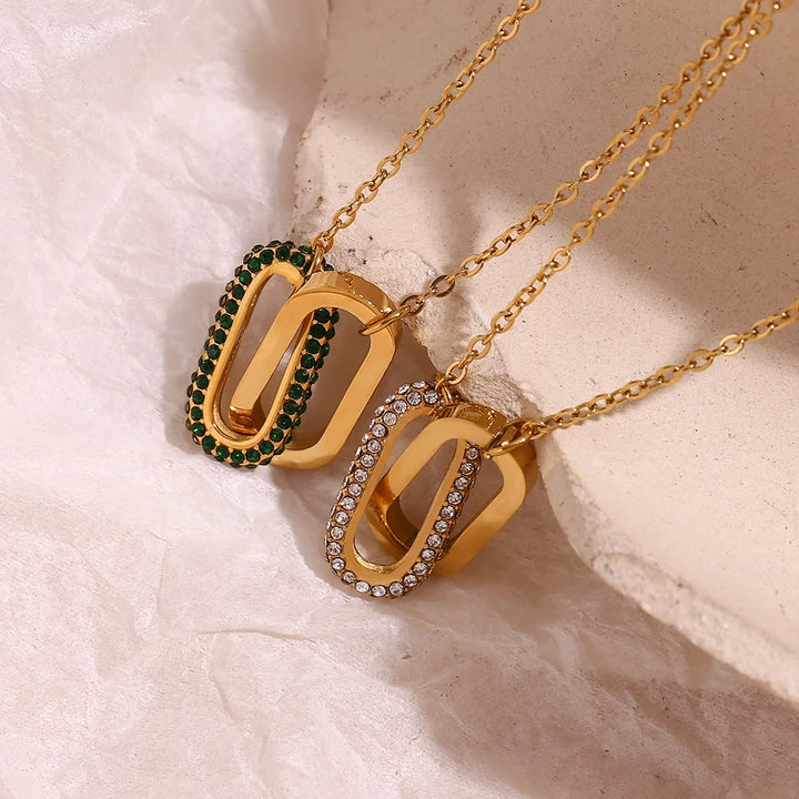 BowLift | Classy Paper Clip Link Love Necklace