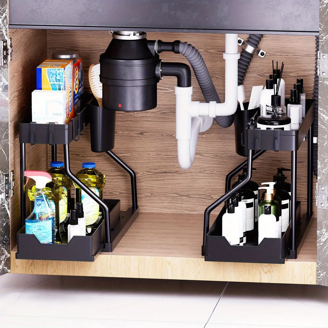 BowLift | Multilayer Pull-Out Seasoning & Storage Rack – Liora