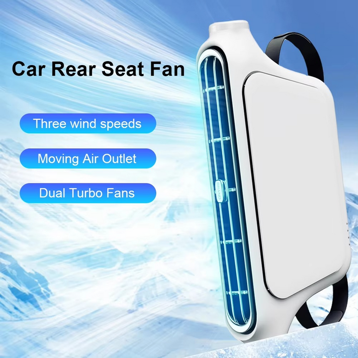 Car Headrest Cooling Fan 3 Speed Adjustable Electric Car Seat Fan 5V/2A Car Rear Backrest Fan Car Interior Accessories | Bowlift