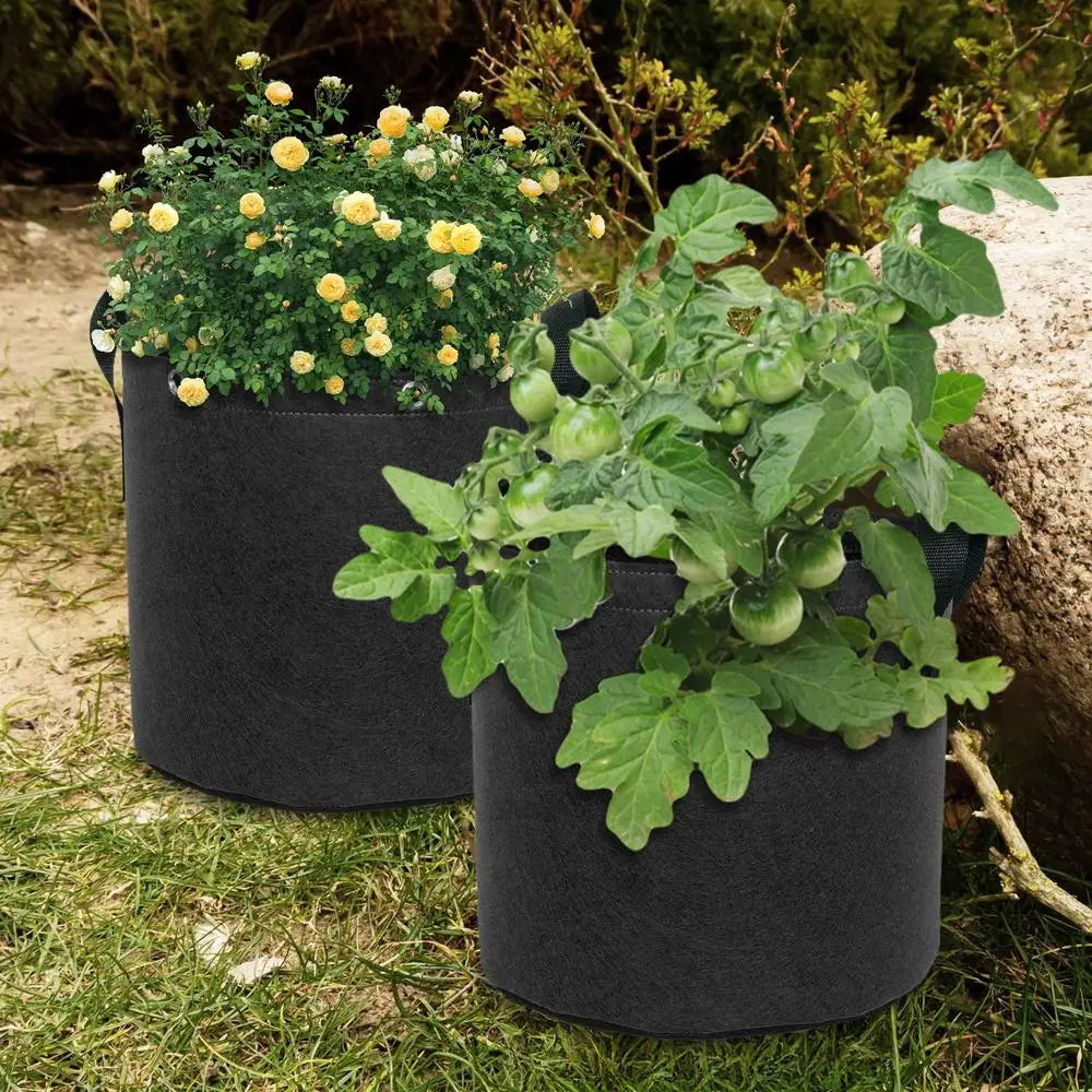 BowLift | Felt plant sack with carrying handles – Breathable and durable for garden plants and flowers