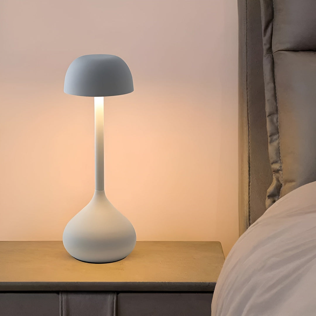 BowLift | LumiTouch Wireless LED Table Lamp – Elegant, Dimmable and Modern