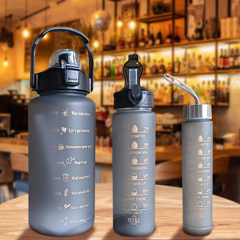 All Day Hydrate Time Marker Water Bottle | Bowlift