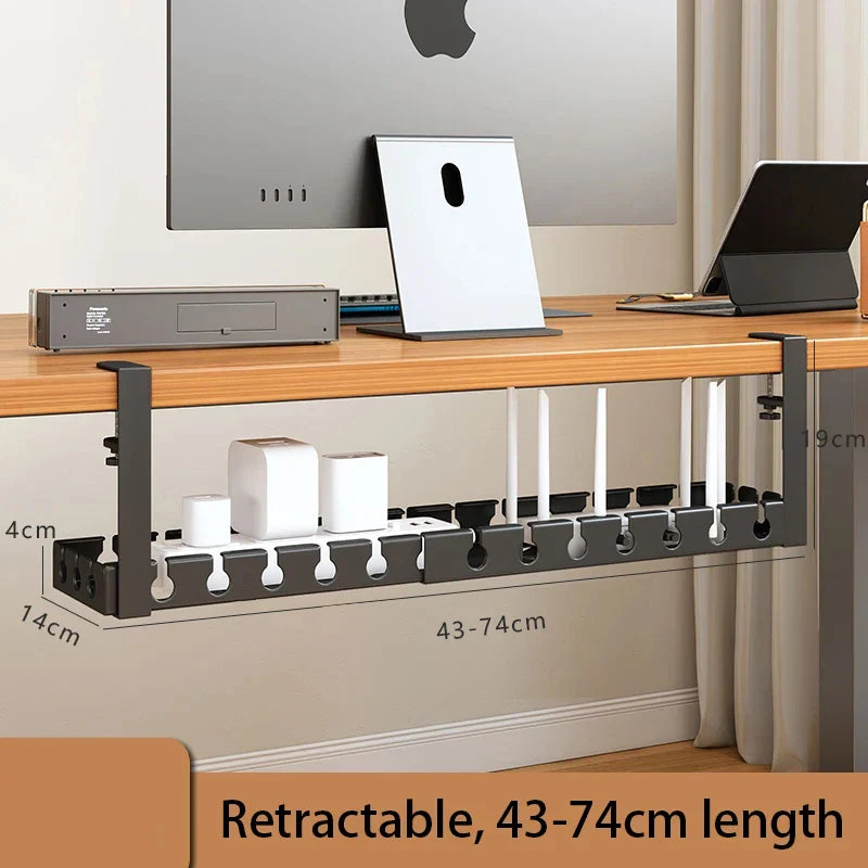 Cable channel under the desk | Bowlift
