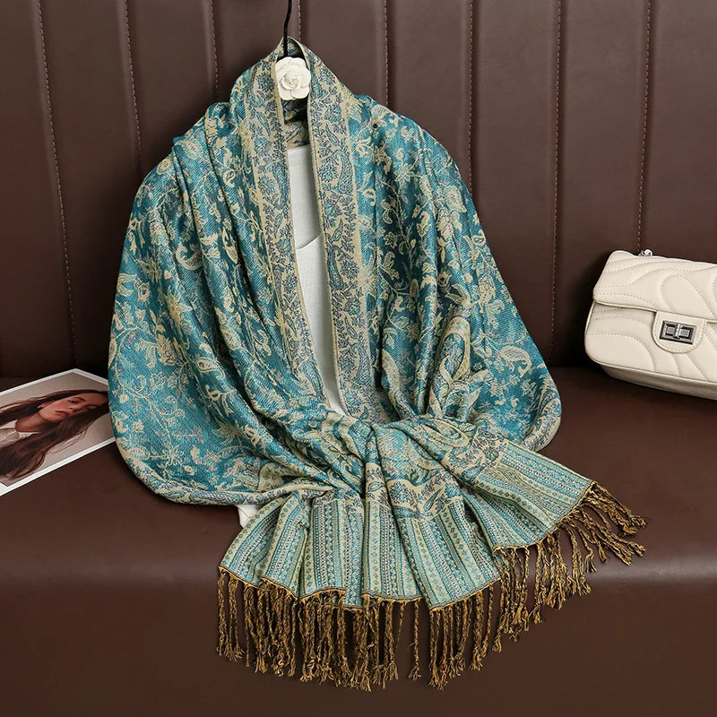 BowLift | Élégancea | Women's Scarf | Cashmere Feel | 70 × 190 cm | Luxury Print & Warm
