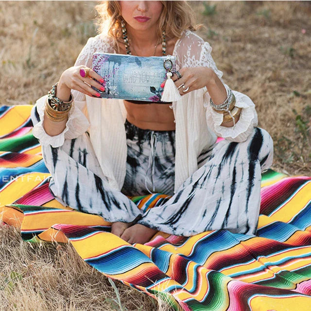 BowLift | Colorful Mexican Serape Blanket