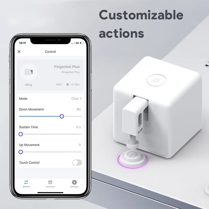 BowLift | Smart Fingerbot – Bluetooth Remote Button Pusher for Smart Home Automation