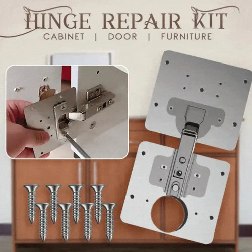 BowLift | Hinge Repair Plate Set [INCLUSIVE screws]