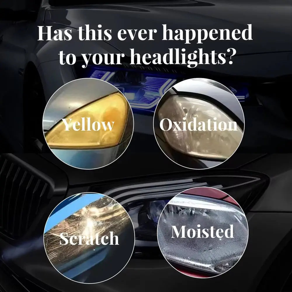 BowLift | Headlight Restoration Spray – Solution for dull, yellowed, or cloudy car headlights