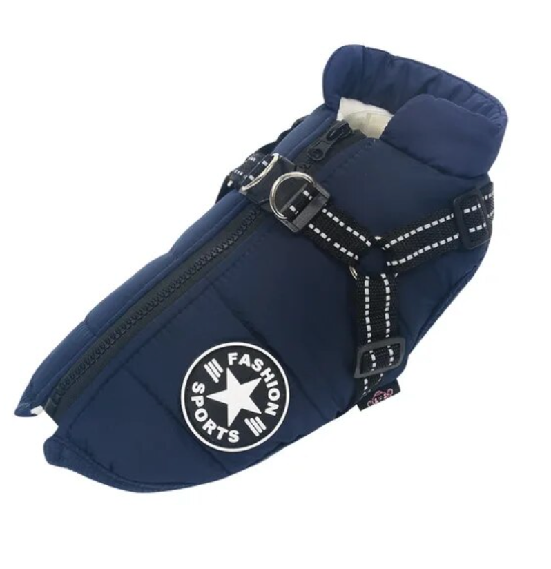 BowLift | Waterproof Dog Coat with Belly Straps – Emmaly