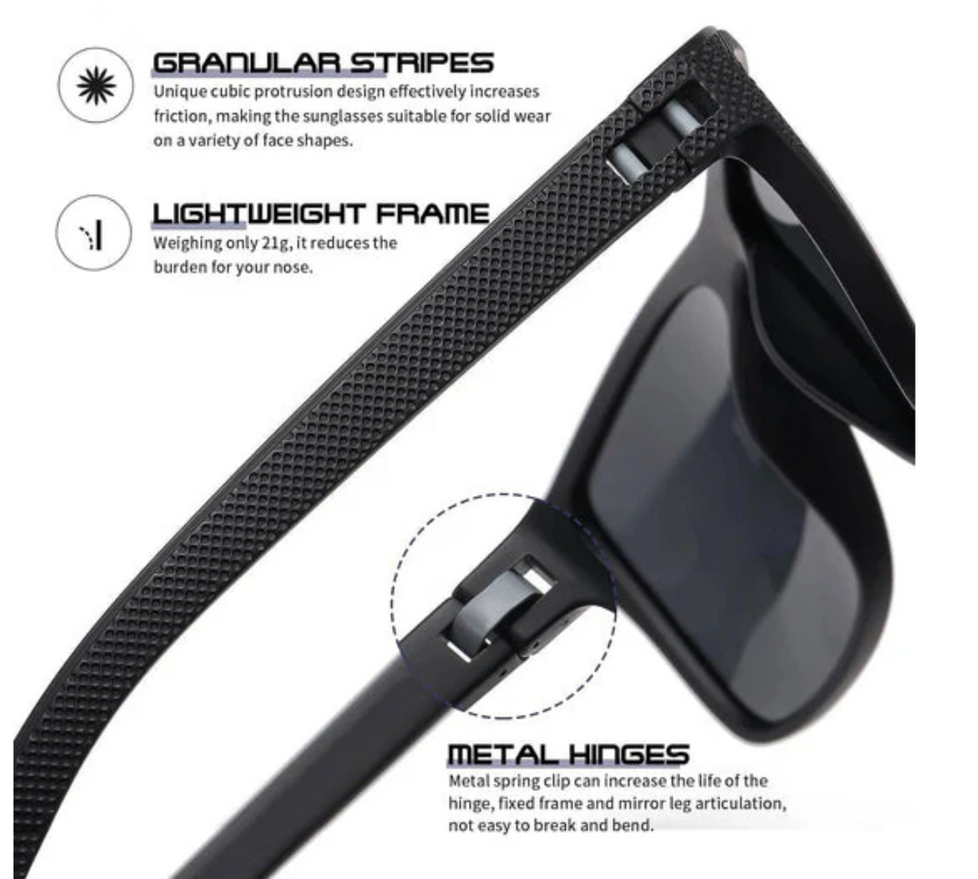 ZichtZeker 3-piece Set Polaroid Sunglasses – UV400 Protection & Comfort | Bowlift