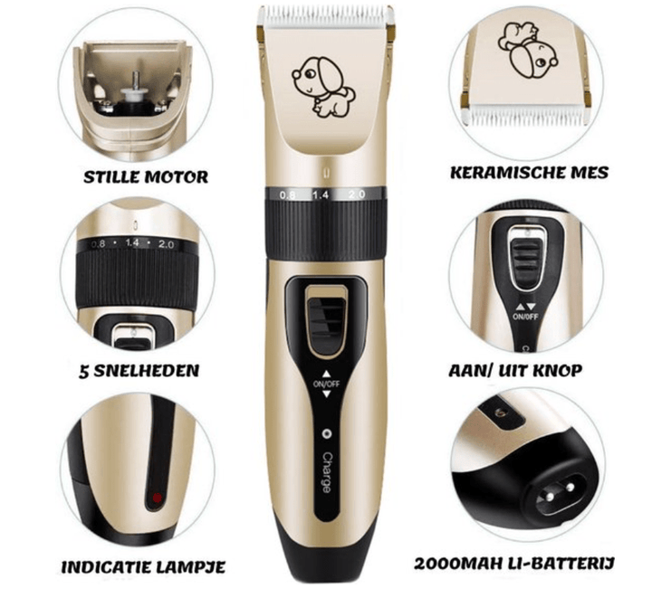 BowLift | Professional Dog Clipper with Brush & 5 Speeds