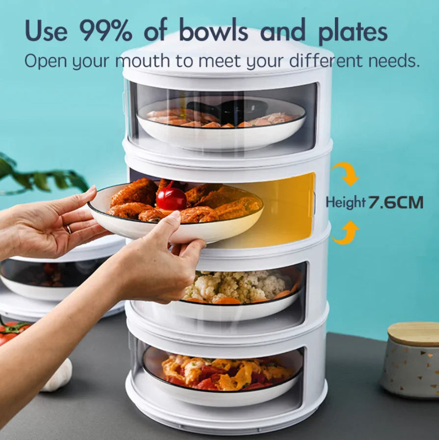 BowLift | Stackable Multi-functional Storage Container for Food – Space-saving and Practical Food Storage System