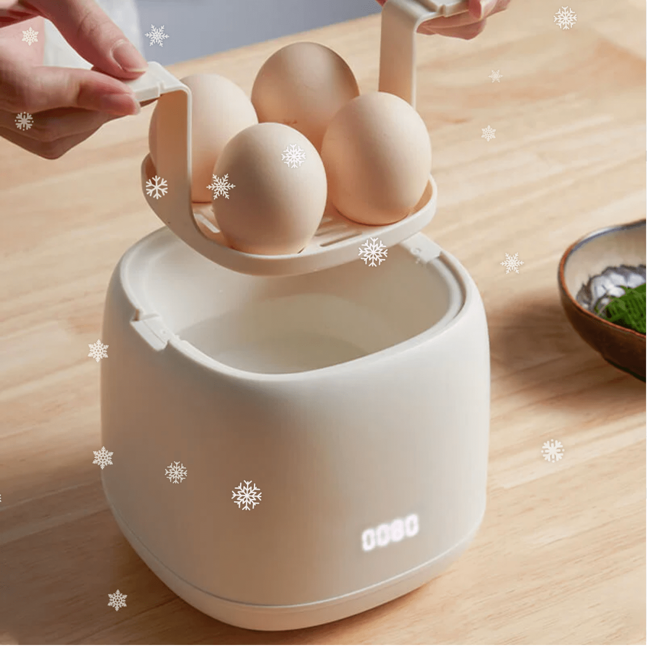 BowLift | EggMaster | Ultra Smart Egg Cooker with 6 Cooking Modes – Perfect Eggs Every Time