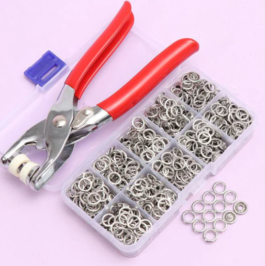Metal snap buttons DIY set | Your clothes are like new again! | Bowlift