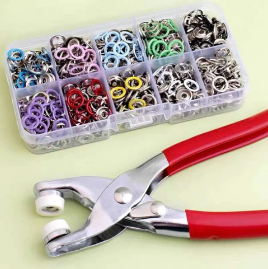Metal snap buttons DIY set | Your clothes are like new again! | Bowlift