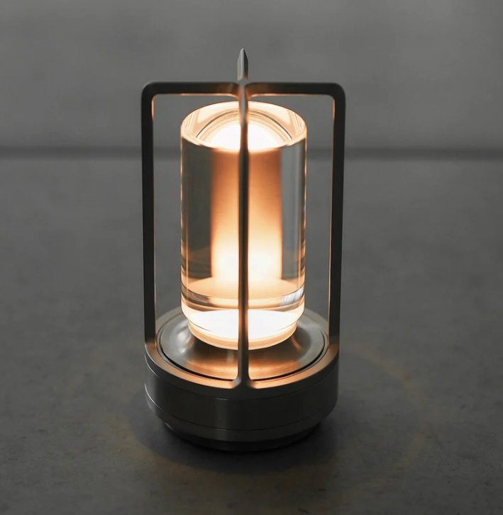 BowLift | Rechargeable Wireless LuxuryGlow Table Lamp - Elegant Wireless Lamp for Any Mood