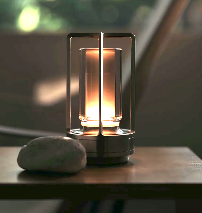 BowLift | Rechargeable Wireless LuxeGlow Table Lamp - Elegant Wireless Lamp for Every Mood