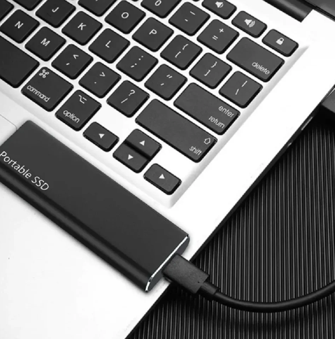 BowLift | 4TB USB-C Portable External Hard Drive for PC & Mac