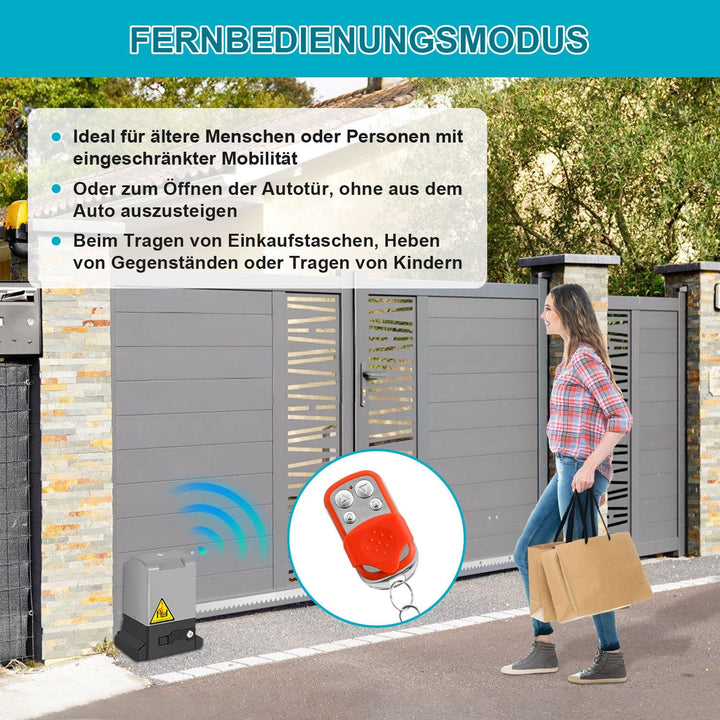Sliding gate drive garage door opener 370W/550W/750W | Bowlift