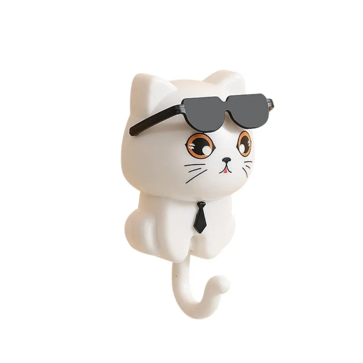 BowLift | Key hook cat with sunglasses – Stylish for hallway & kitchen