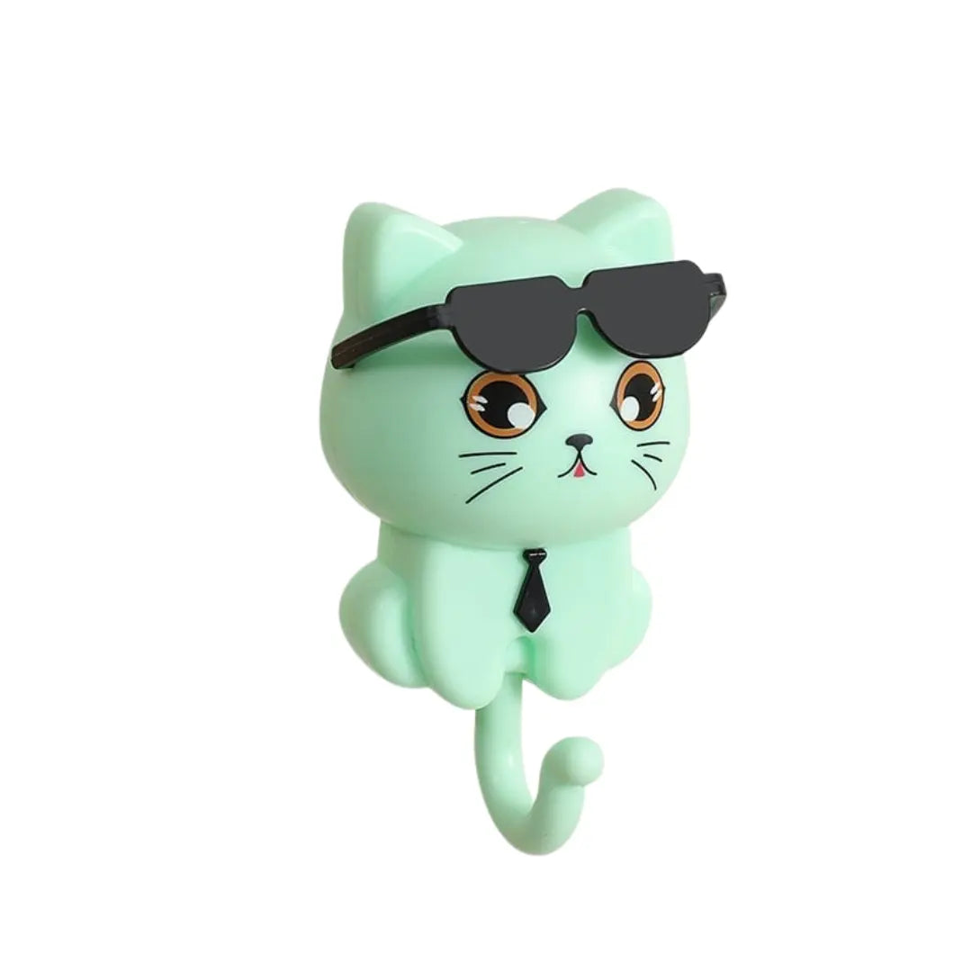 BowLift | Key hook cat with sunglasses – Stylish for hallway & kitchen