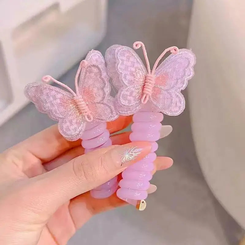 BowLift | Butterfly hair ties in spiral design – sweet gift for daughter & granddaughter