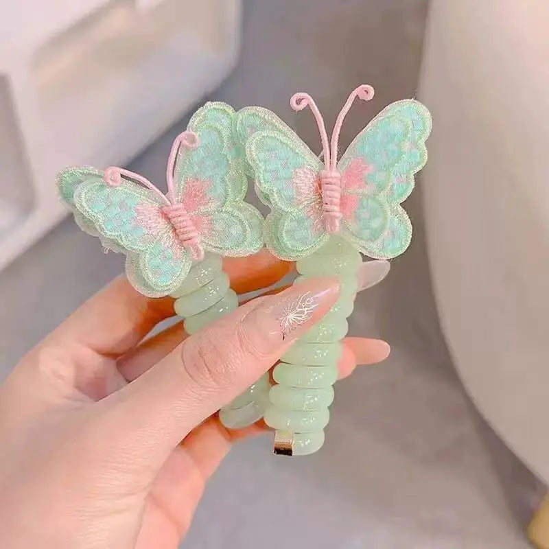 BowLift | Butterfly hair ties in spiral design – sweet gift for daughter & granddaughter