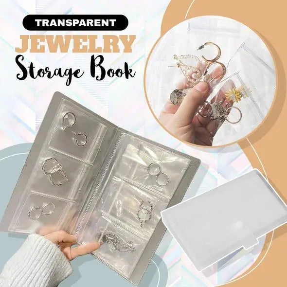 BowLift | Jewelry Storage Book – Transparent Travel Case with PRedection System