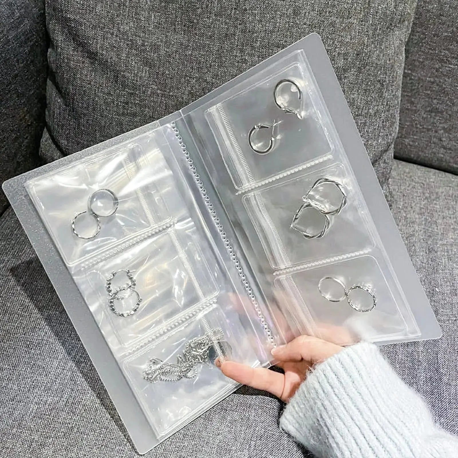 BowLift | Jewelry Storage Book – Transparent Travel Case with PRedection System