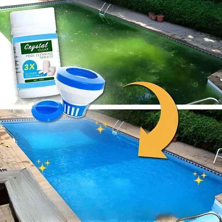BowLift | Quick-dissolving cleaning tablets for garden pools