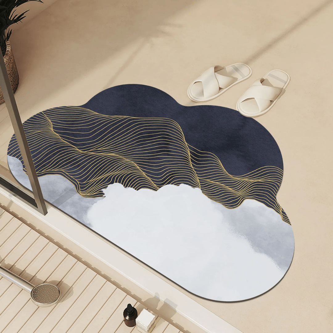 BowLift | Drying Floor Mat | Non-Slip & Absorbent | Modern Design for Bathroom & Kitchen