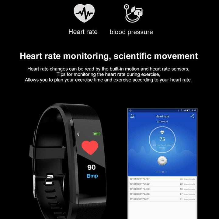 BowLift | New Smart Watch Men Women Heart Rate Monitor Blood Pressure Fitness Tracker Smartwatch Sport Watch PK FITBITS