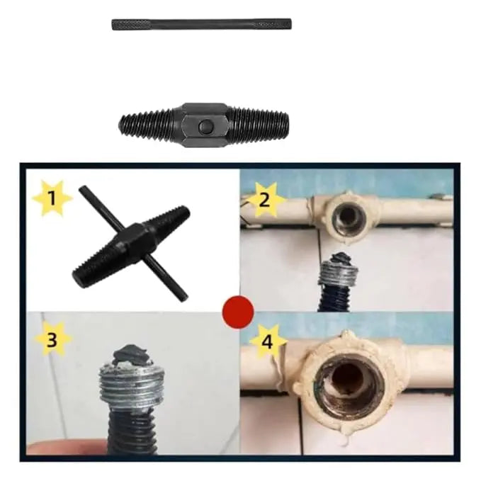 BowLift | Screw extractor made of steel – Removes damaged screws
