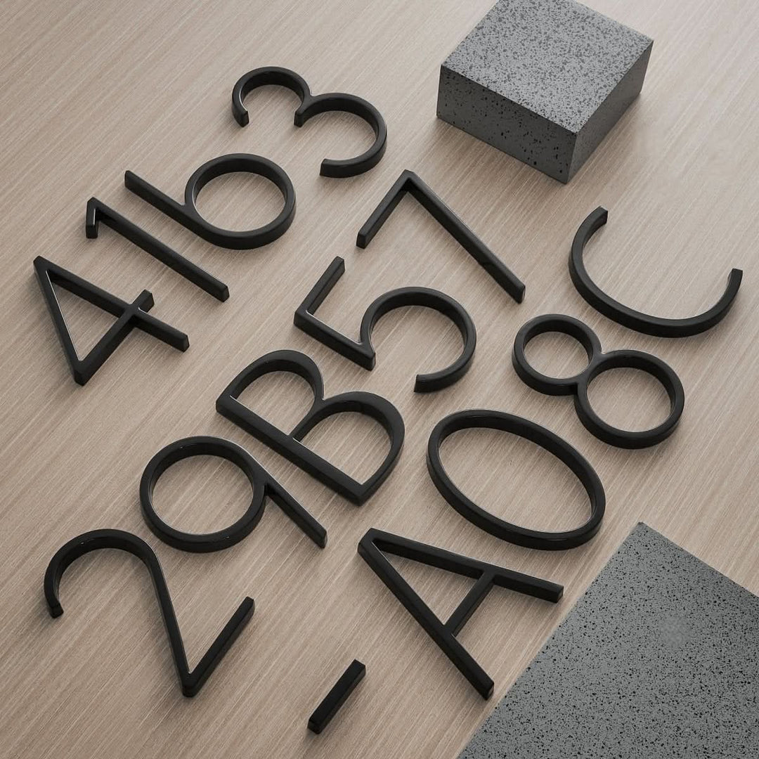 BowLift | Modern 3D House Numbers with Floating Effect for Stylish Facades
