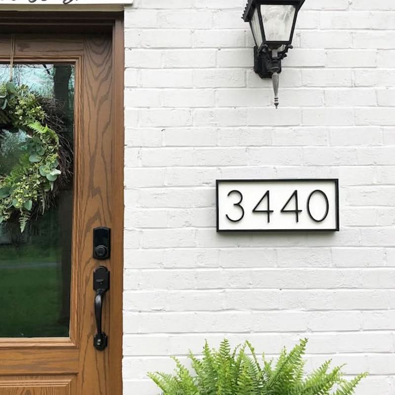 BowLift | Modern 3D House Numbers with Floating Effect for Stylish Facades