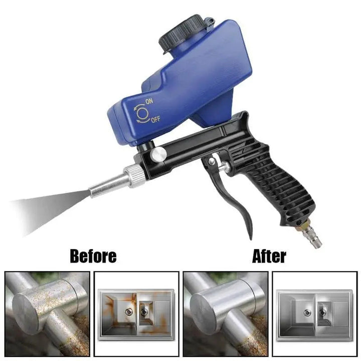 BowLift | Gravity Sandblaster – Efficient polishing & cleaning without damage