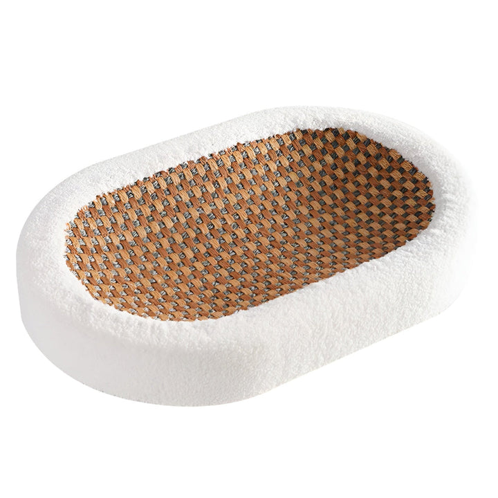 BowLift | Luxury Cat Bed with Scratching Surface – Plush 2-in-1 Cat Furniture