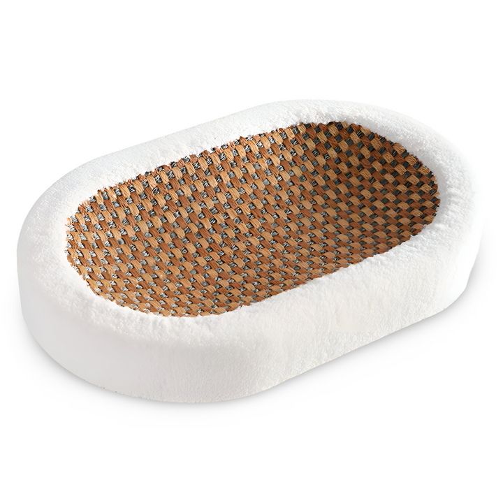 BowLift | Luxury Cat Bed with Scratching Surface – Plush 2-in-1 Cat Furniture