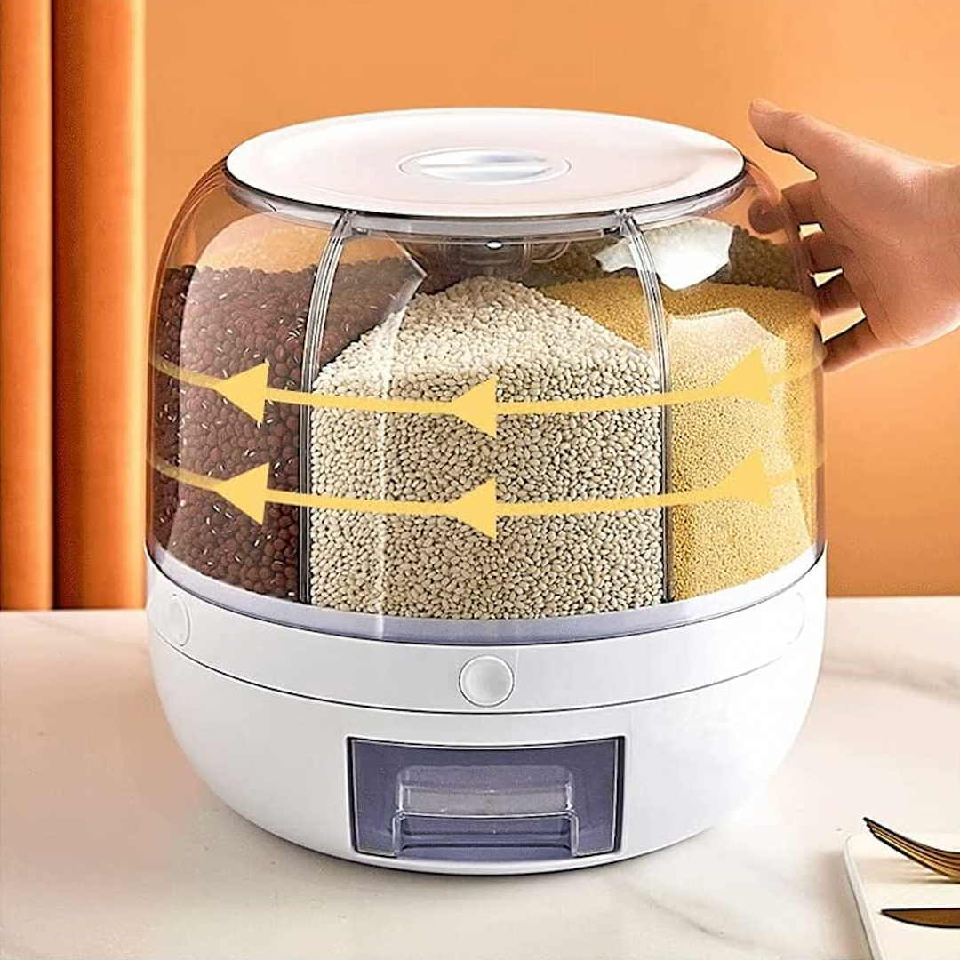 BowLift | Rotating Grain Organizing Food Dispenser