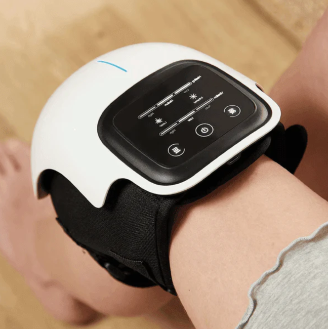 BowLift | WarmFit Knee Massager with Infrared and Vibration – Wireless and Rechargeable
