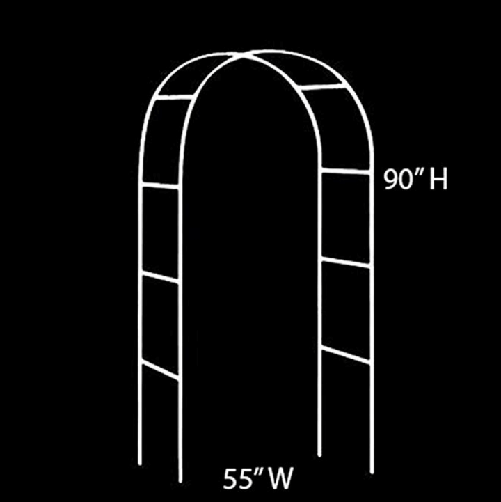 BowLift | Wedding Decoration Party Props White Metal Wedding Arch