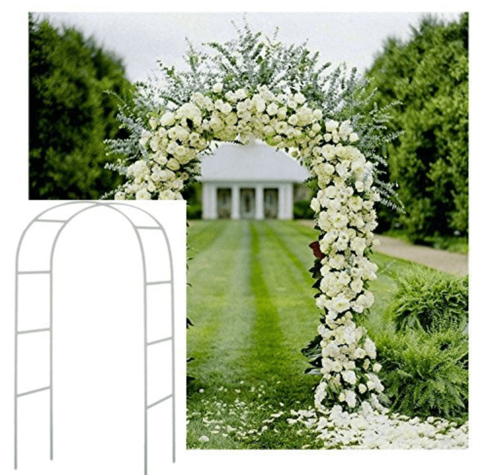 BowLift | Wedding Decoration Party Props White Metal Wedding Arch